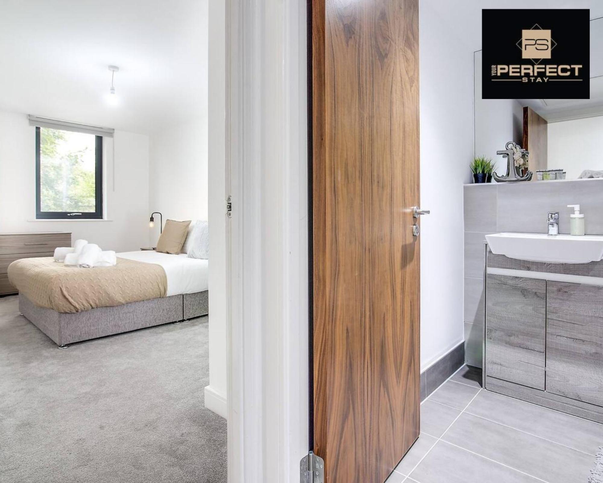 Luxe Modern Apartment By Your Perfect Stay Short Lets Бирмингем Экстерьер фото